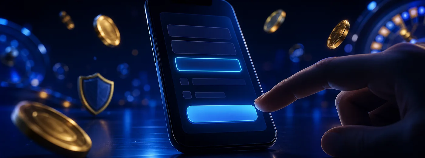 Sign-up form with a promo code field on a Rainbet-style page