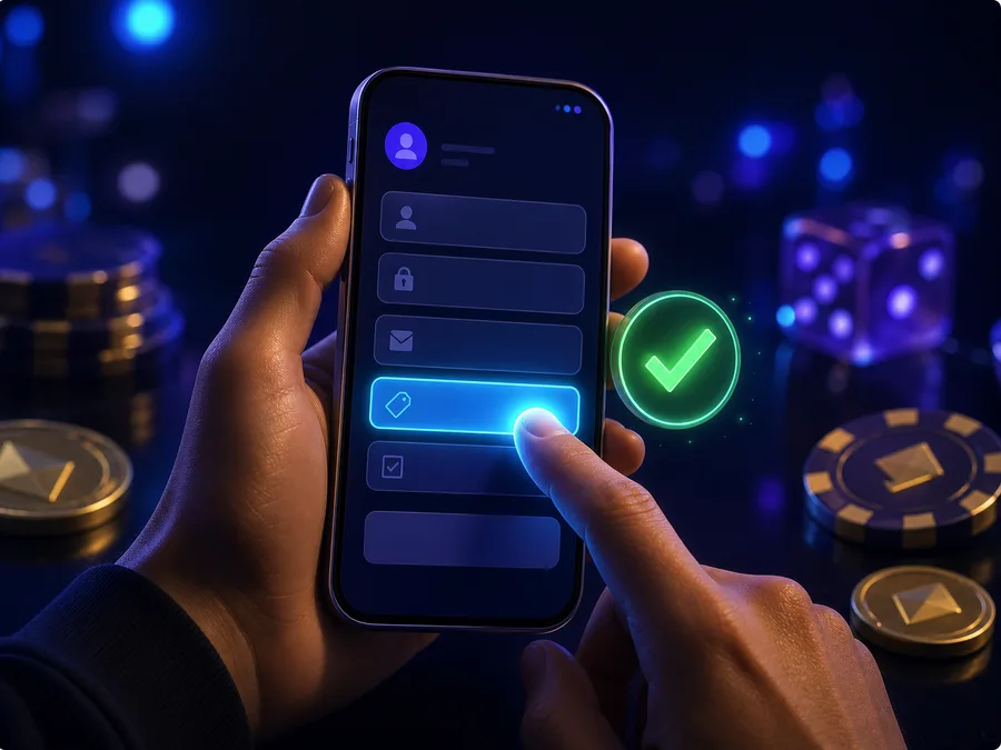 Rainbet US sign-up form with a promo code field